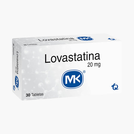 Lovastatina 20 Mg 30 Tabletas Mk