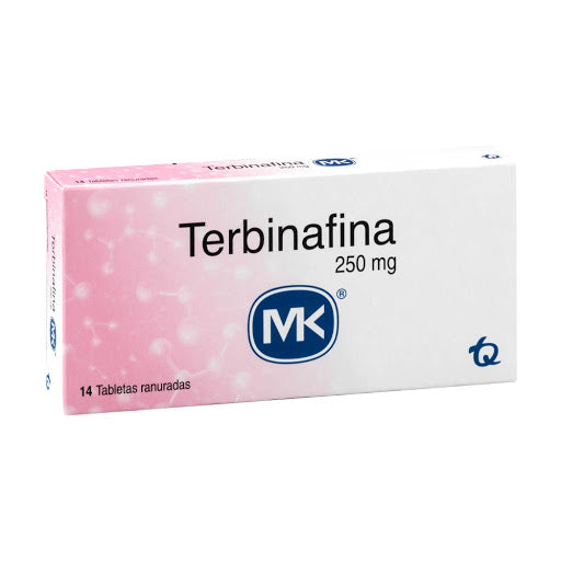 Terbinafina 250 Mg 14 Tabletas Mk