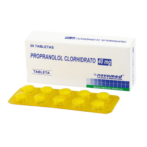 Propranolol 40 Mg 20 Tbs