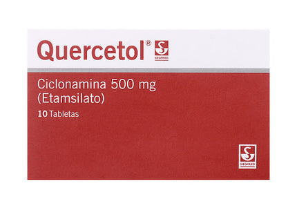 Quercetol 500 Mg 10 Tabletas