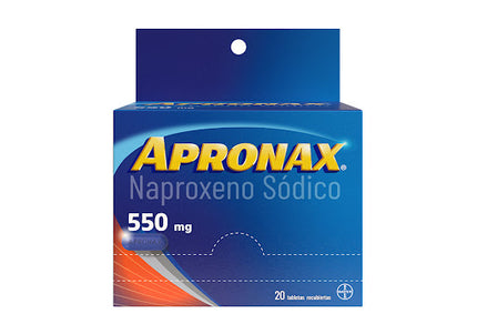Apronax 550 Mg 20 Tabletas