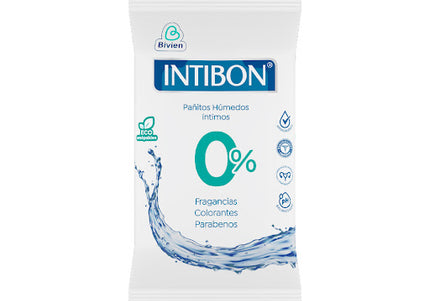 Pañitos Húmedos Íntimos Intibon 0% 24 Und