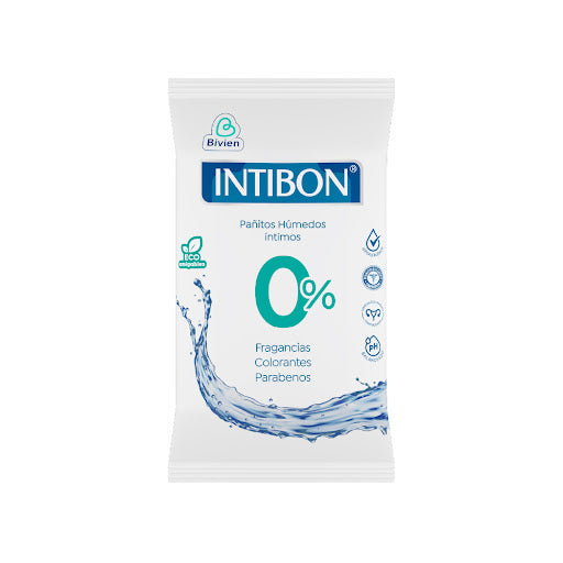 Pañitos Húmedos Íntimos Intibon 0% 24 Und