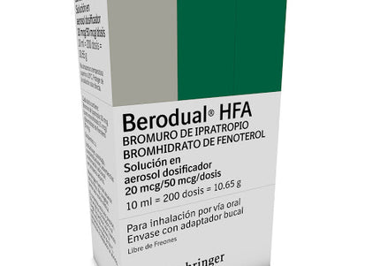 Berodual Hfa Aerosol 10Ml