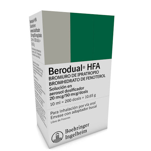 Berodual Hfa Aerosol 10Ml