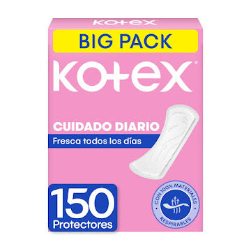 Protector Kotex Cuida Diario Big Pack 150 Und
