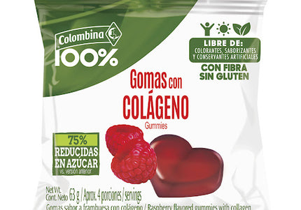 Gomas 100 % Colágeno 63 Gr