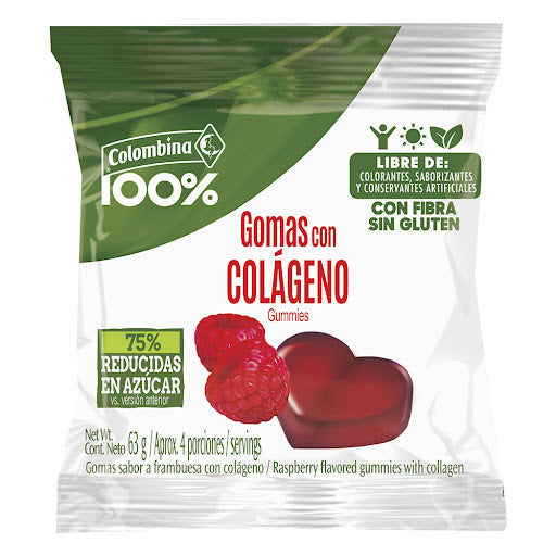 Gomas 100 % Colágeno 63 Gr