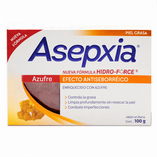 Jabón Asepxia Azufre 100 Gr