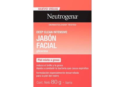 Jabón Neutrogena Deeep Clean Intensive 80G