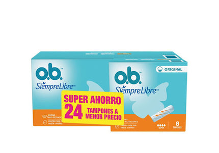 Tampon Ob Original Super 16 Unidades + Original Super 8 Unidades