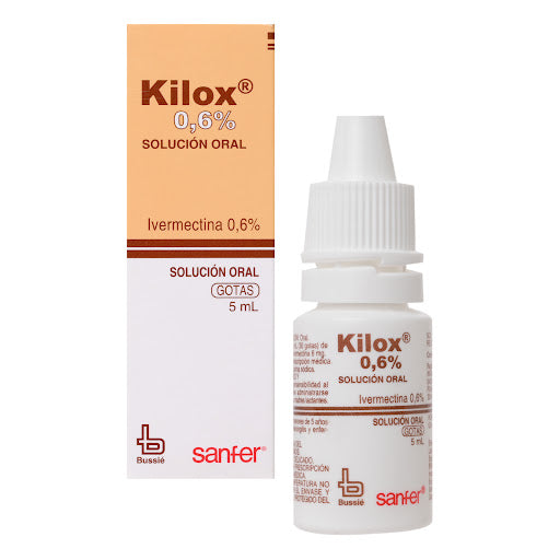 Kilox Ivermectina 0.6% Gotas 5 Ml