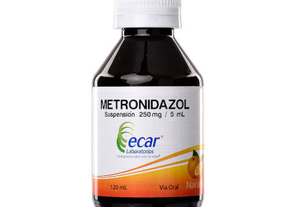 Metronidazol 250 Mg Suspension 120 Ml Ecar