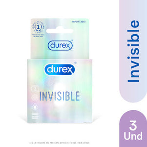 Preservativo Durex Invisible 3 Unidades