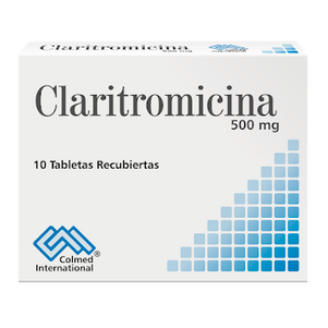 Claritromicina 500 Mg 10 Tabletas