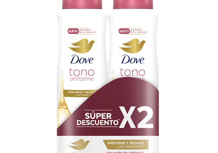 2 Desodorante Dove Clincal Spray Tono Uniforme 150Ml