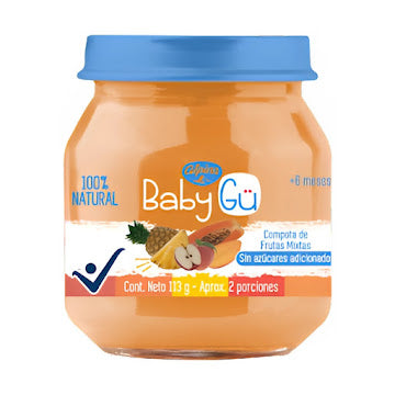 Compota Alpina Baby Gu Frutas Mix.113 Gr