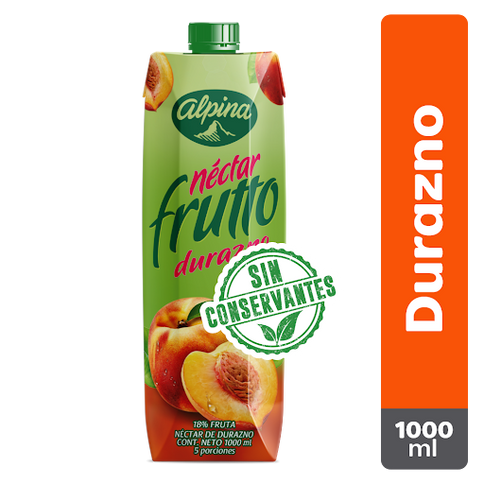Nectar Alpina Frutto Durazno 1000 Ml
