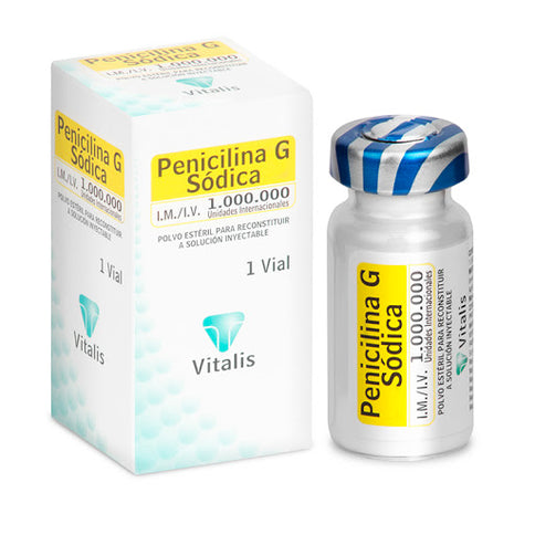 Penicilina G Sodica 1 Mui 1 Ampolla Vt