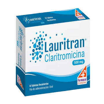 Lauritran 500 Mg 10 Tabletas