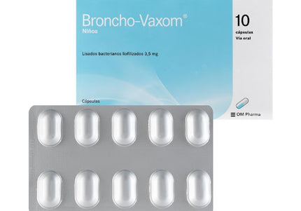 Broncho-Vaxom Ninos 10 Cap. (3%+)