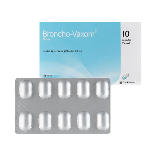 Broncho-Vaxom Ninos 10 Cap. (3%+)