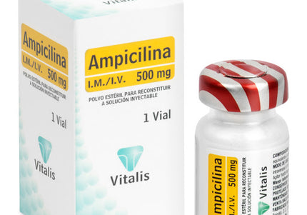 Ampicilina 500 Mg 1 Ampollas Vt