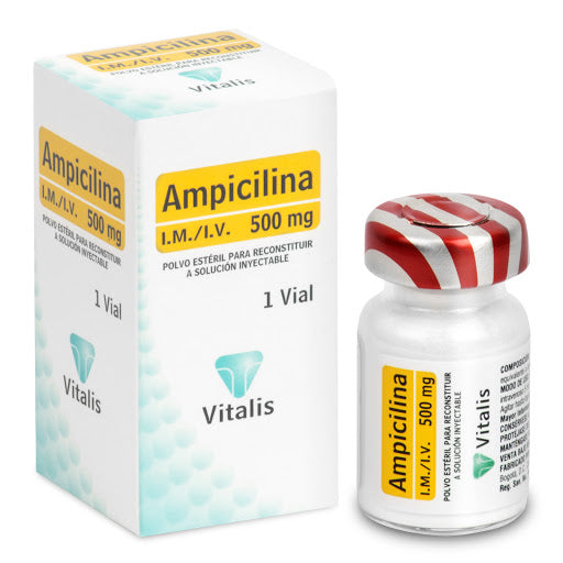 Ampicilina 500 Mg 1 Ampollas Vt