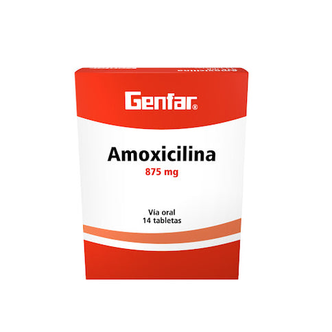 Amoxicilina 875 Mg 14 Tabs Gf