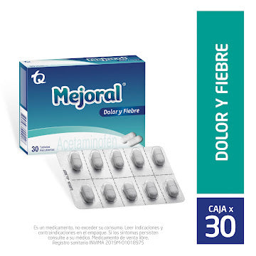 Mejoral 500Mg 30 Tabletas