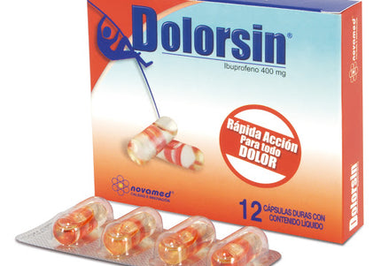 Dolorsin 400 Mg 12 Capsulas