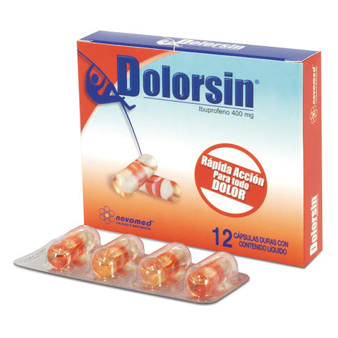 Dolorsin 400 Mg 12 Capsulas