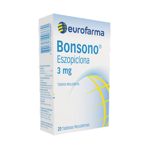 Bonsono 3 Mg 20 Tabletas