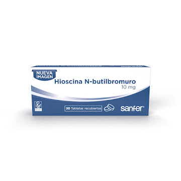 Hioscina N-Butil Bromuro 10 Mg 20 Tabletas