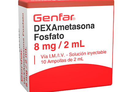 Dexametasona 8 Mg 2 Ml 10 Ampollas Gf