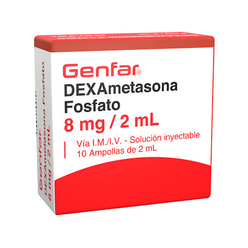 Dexametasona 8 Mg 2 Ml 10 Ampollas Gf