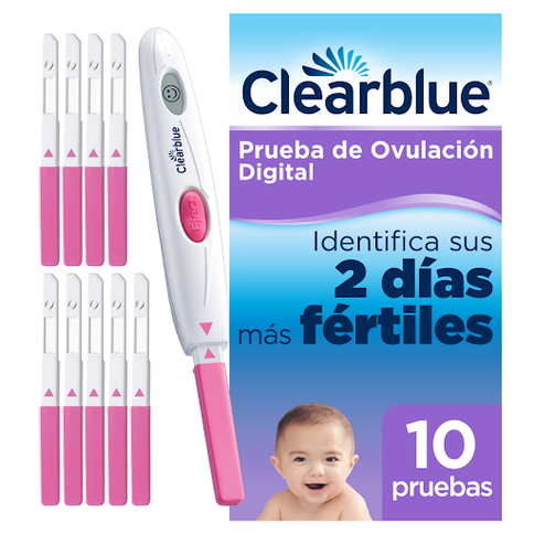 Prueba De Ovulacion Clearblue Digi.10Und