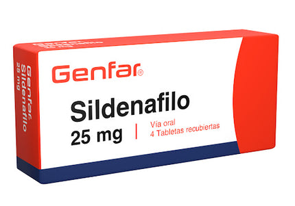 Sildenafil 25 Mg 4 Tabletas Gf