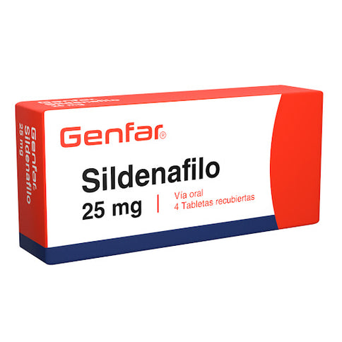 Sildenafil 25 Mg 4 Tabletas Gf