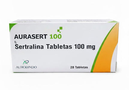 Sertralina Aurasert 100 Mg 28 Tabletas