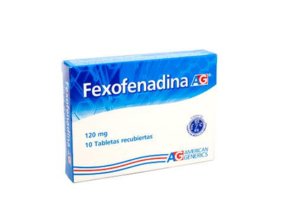 Fexofenadina 120 Mg 10 Tabletas Ag