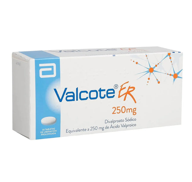 Valcote 250 Mg 30 Tabletas