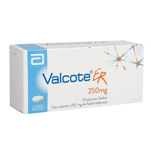 Valcote 250 Mg 30 Tabletas