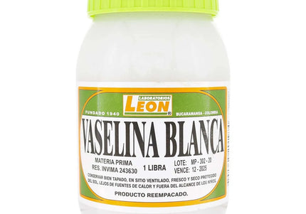 Vaselina Blanca 500 Gr Leon
