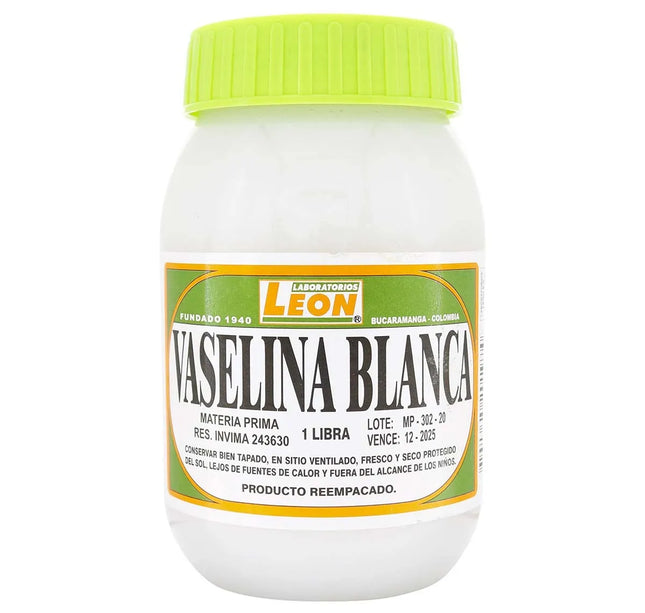 Vaselina Blanca 500 Gr Leon