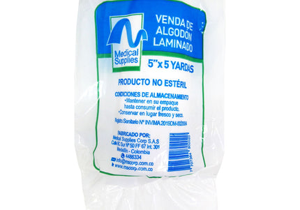 Algodon Laminado Medical 5X5