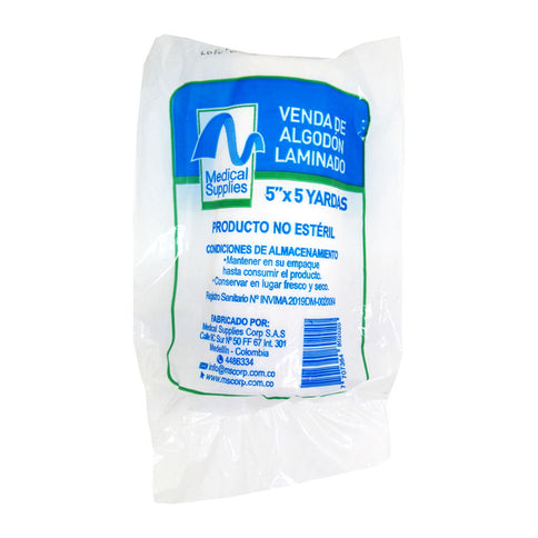 Algodon Laminado Medical 5X5