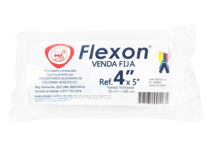 Venda Elastica Blanca Flexon 4X5
