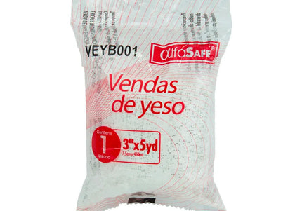 Vendas Yeso Blanca Alfasafe 3X5
