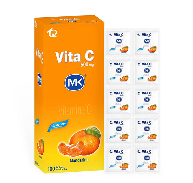 Vita C 500 Mg Mandarina 100 Tbs Mk